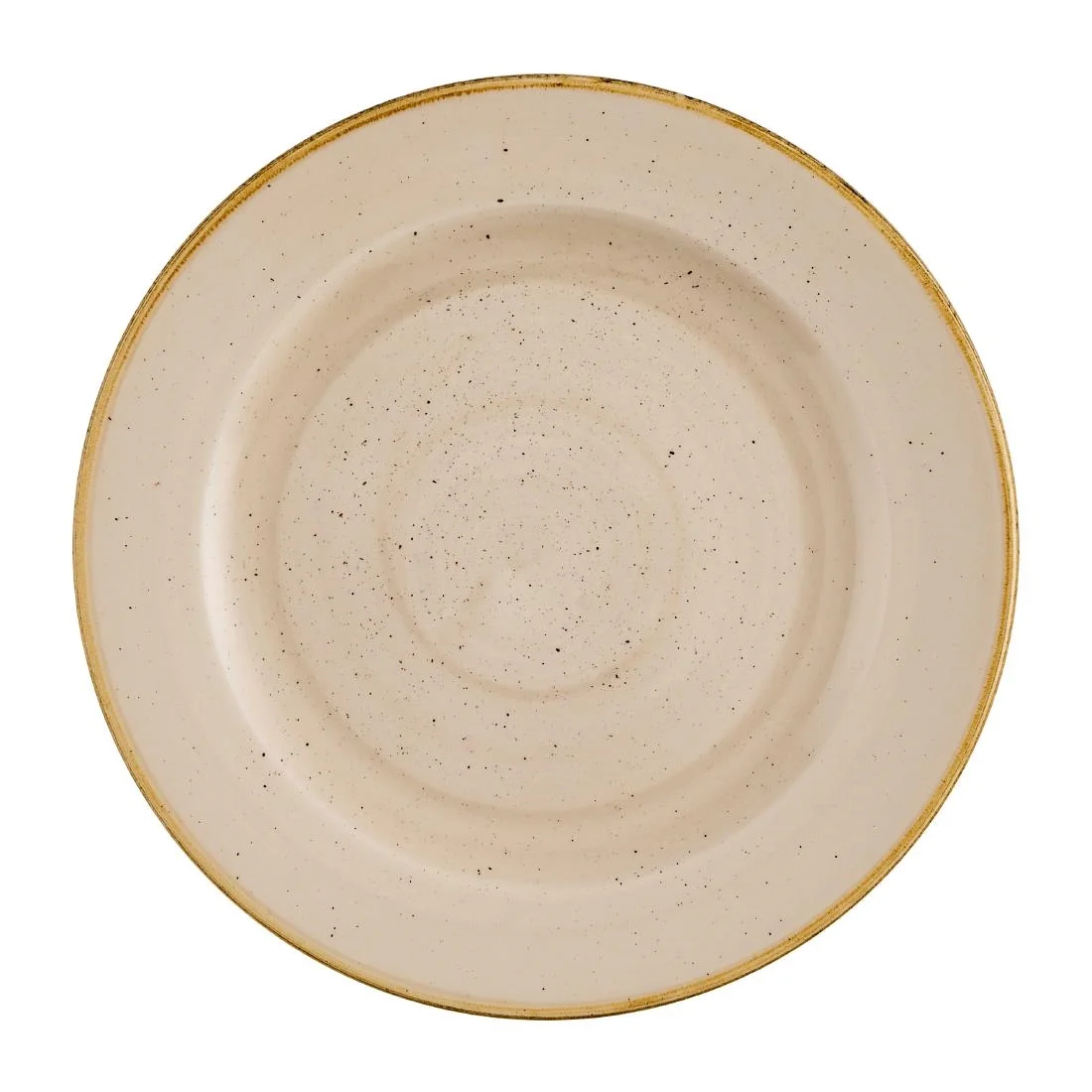 Churchill Stonecast Profile Rimmed Plates Nutmeg Cream 234mm (12 Pack)