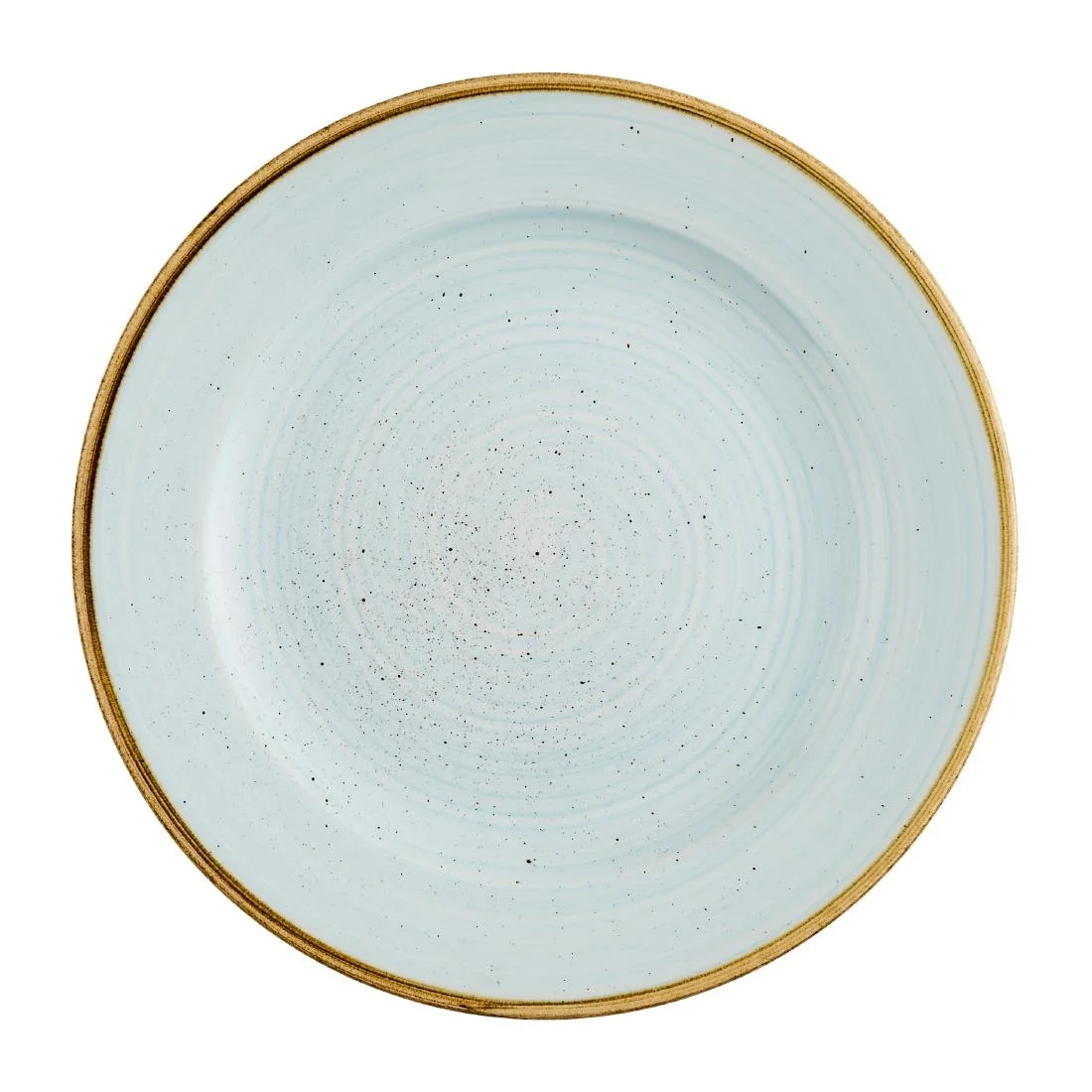 Churchill Stonecast Profile Rimmed Plates Duck Egg Blue 210mm (12 Pack)