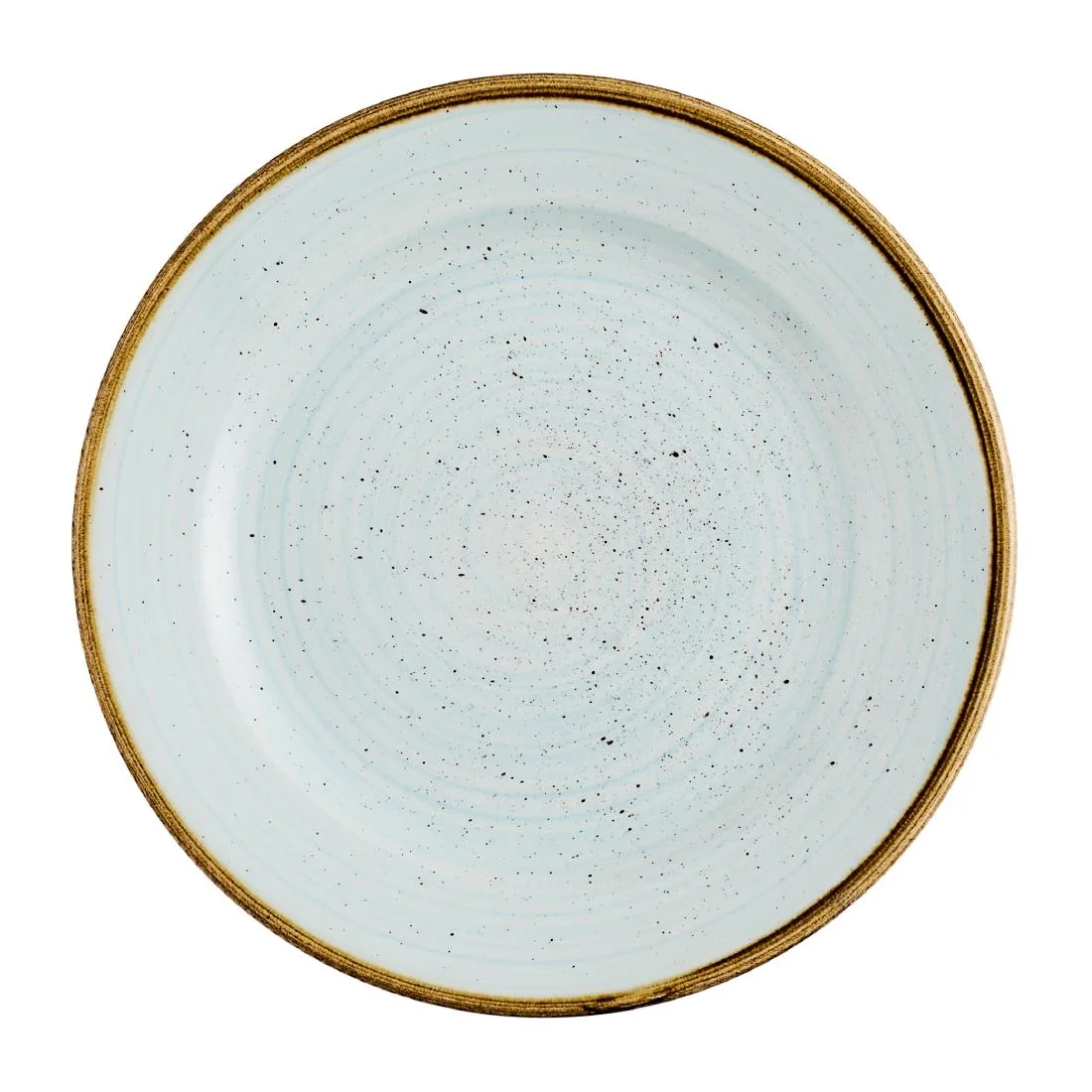 Churchill Stonecast Profile Rimmed Plates Duck Egg Blue 170mm (12 Pack)