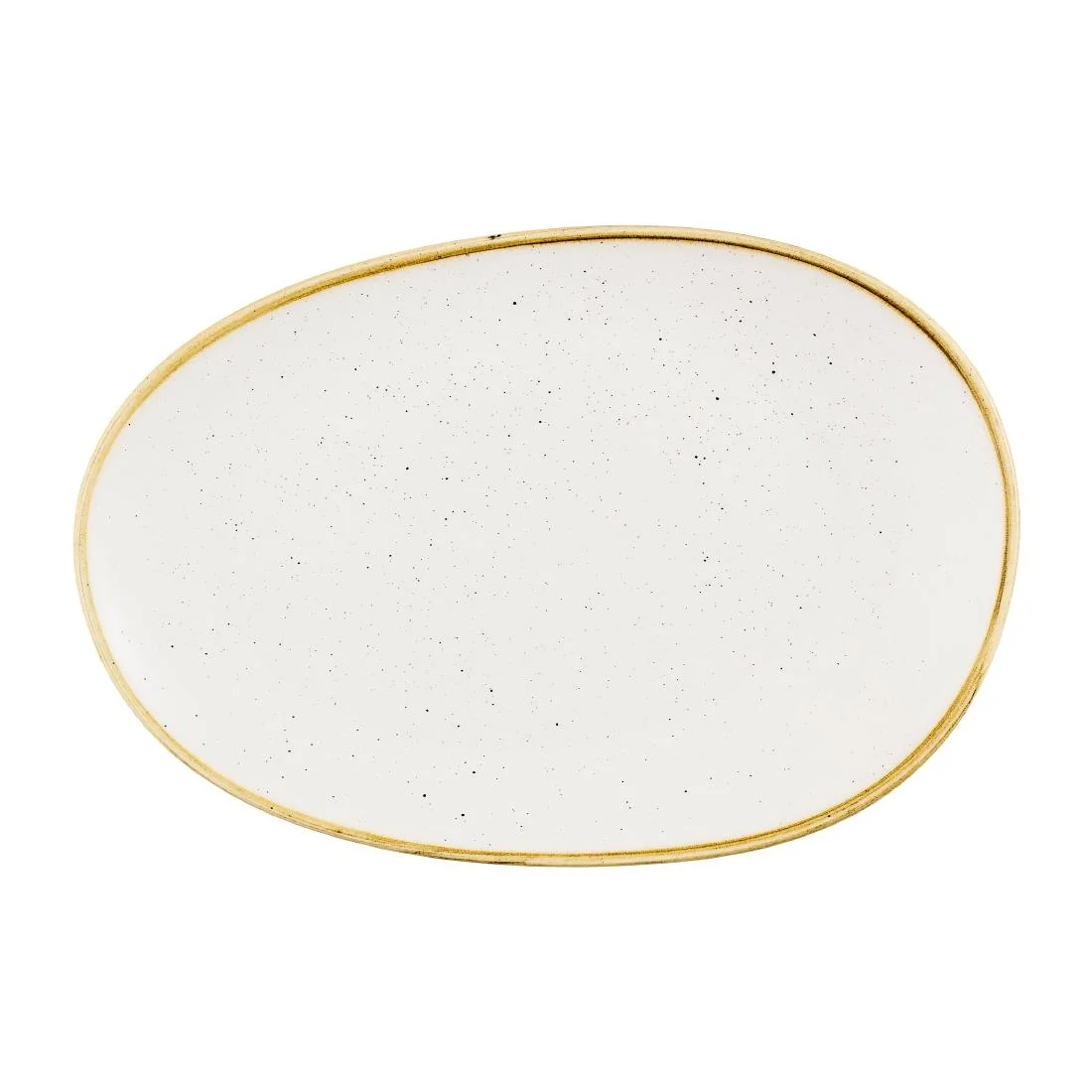 Churchill Stonecast Opal Platters Barley White 345x235mm (6 Pack)