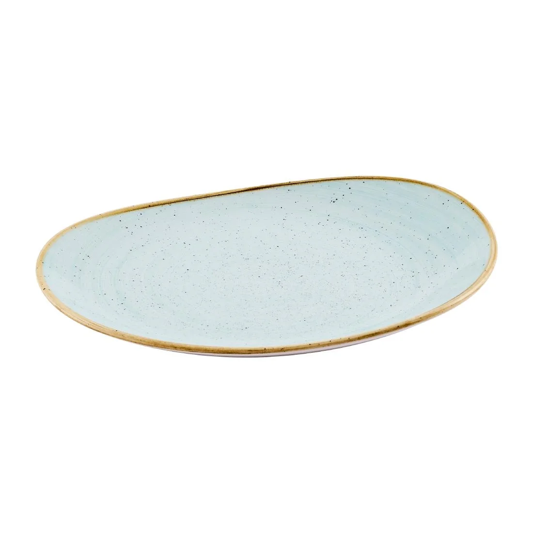Churchill Stonecast Opal Plates Duck Egg Blue 280mm (12 Pack) - Image 2