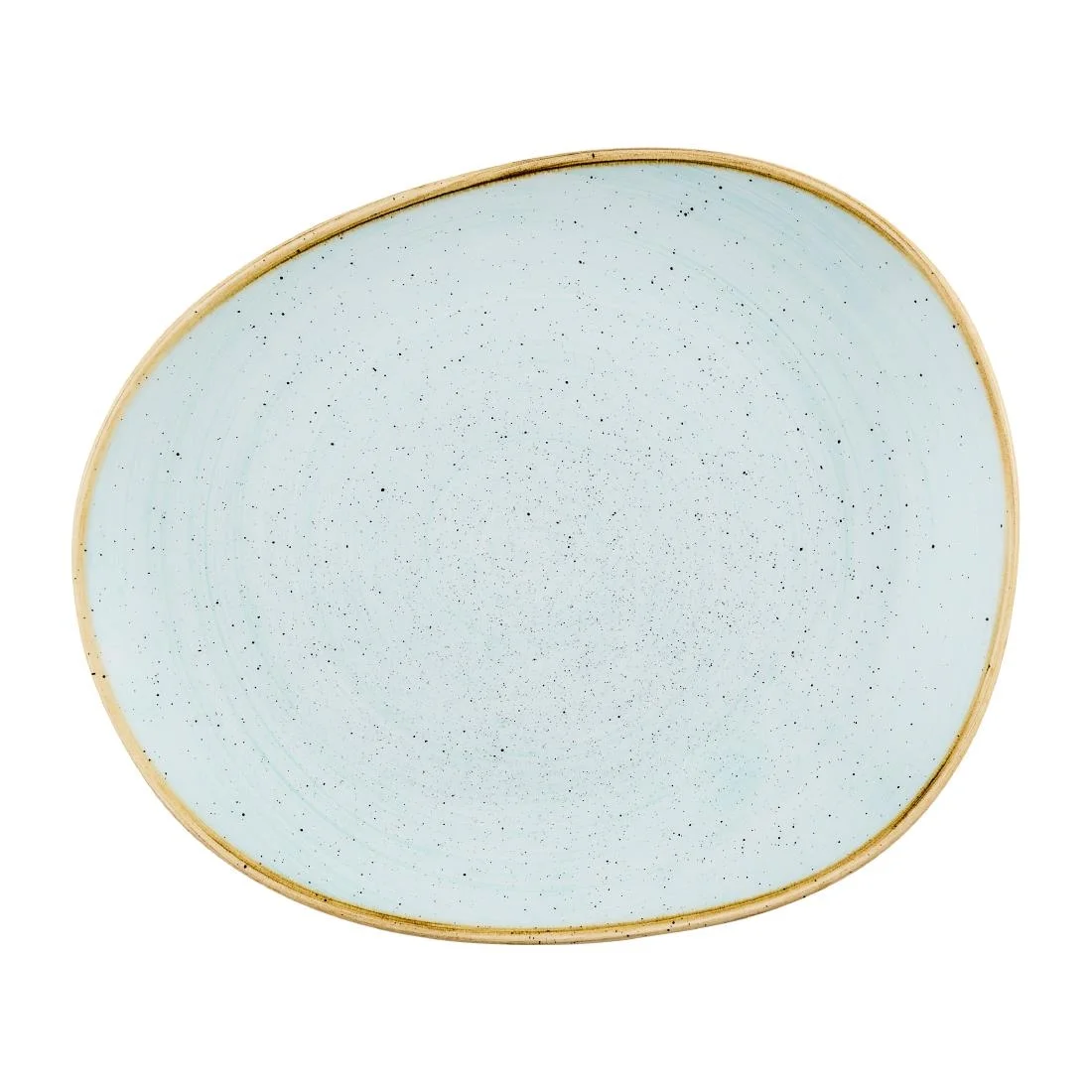 Churchill Stonecast Opal Plates Duck Egg Blue 280mm (12 Pack)