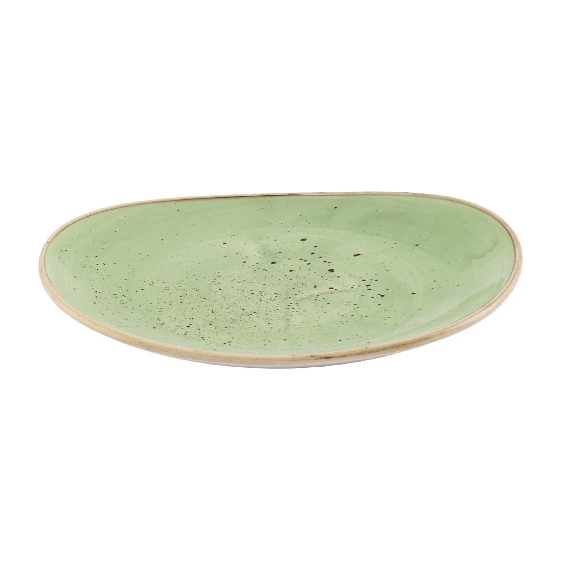 Churchill Stonecast Opal Plates Sage Green 185mm (12 Pack) - Image 2