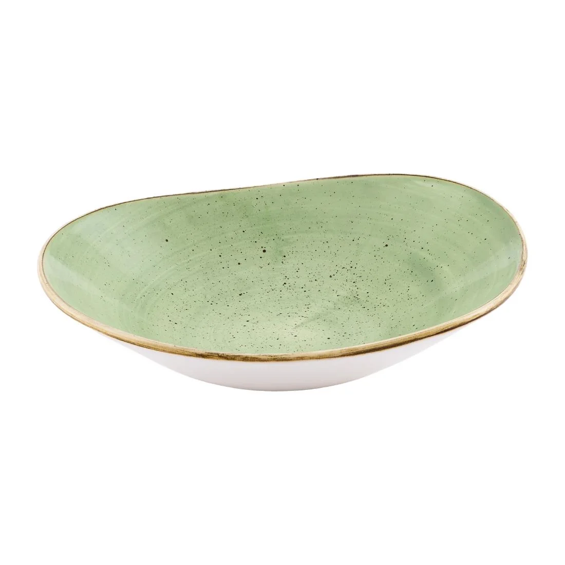 Churchill Stonecast Opal Bowls Sage Green 230mm (12 Pack) - Image 2