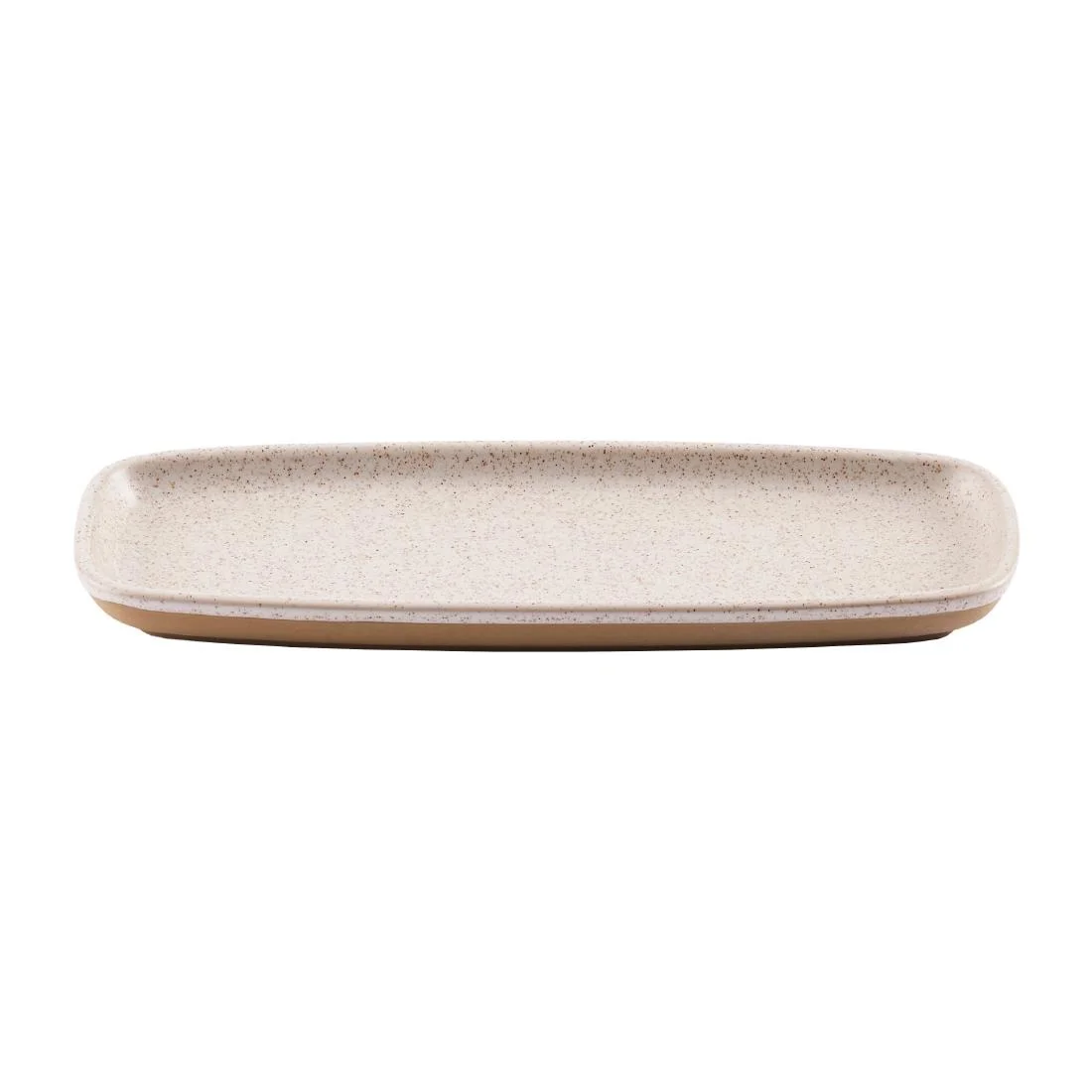 Churchill Emerge Oblong Trays Speckled White 251x100mm (6 Pack) - Image 2