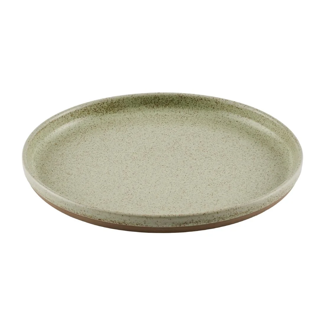 Churchill Emerge Walled Plates Speckled Green 260mm (6 Pack) - Image 2