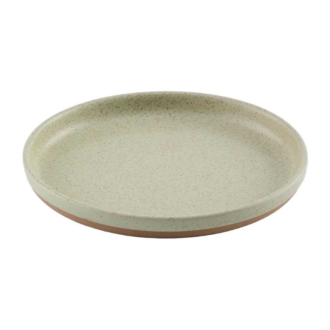 Churchill Emerge Walled Plates Speckled Green 210mm (6 Pack) - Image 2