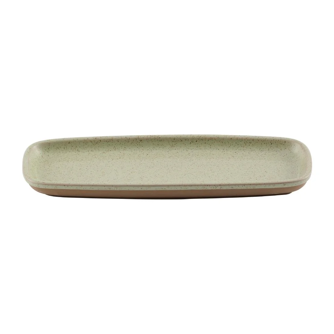 Churchill Emerge Oblong Trays Speckled Green 251x100mm (6 Pack) - Image 2