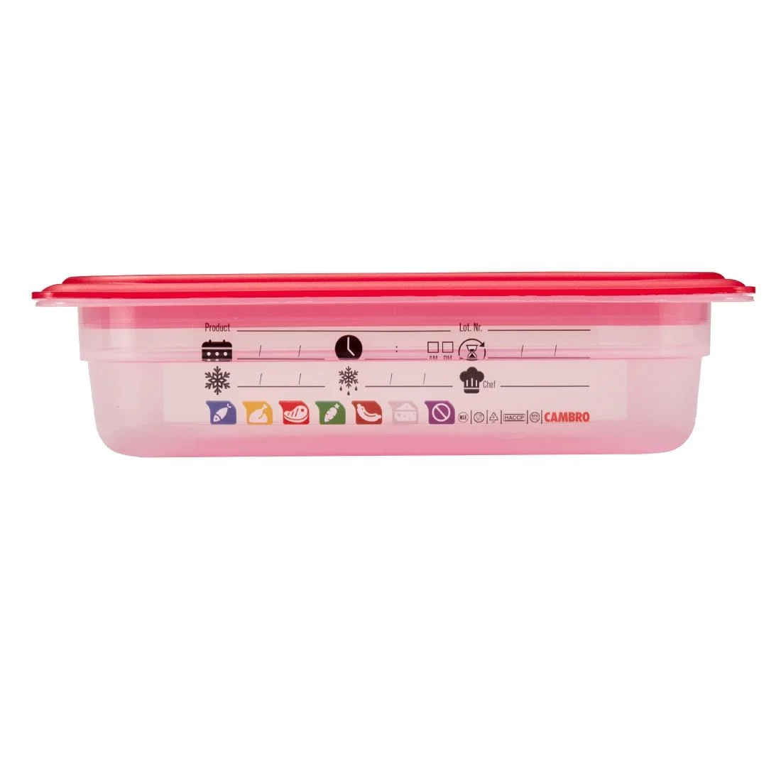 Cambro Safetrak IML Polypropylene Food Storage Container 1/2 GN - Image 2