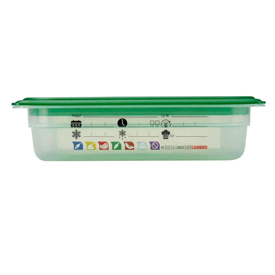 Cambro Safetrak IML Polypropylene Food Storage Container 1/2 GN - Image 3