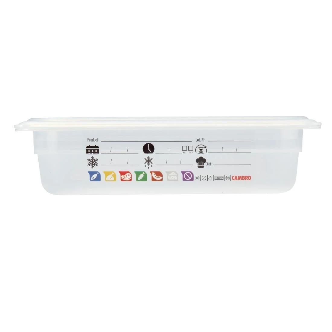 Cambro Safetrak IML Polypropylene Food Storage Container 1/2 GN - Image 5