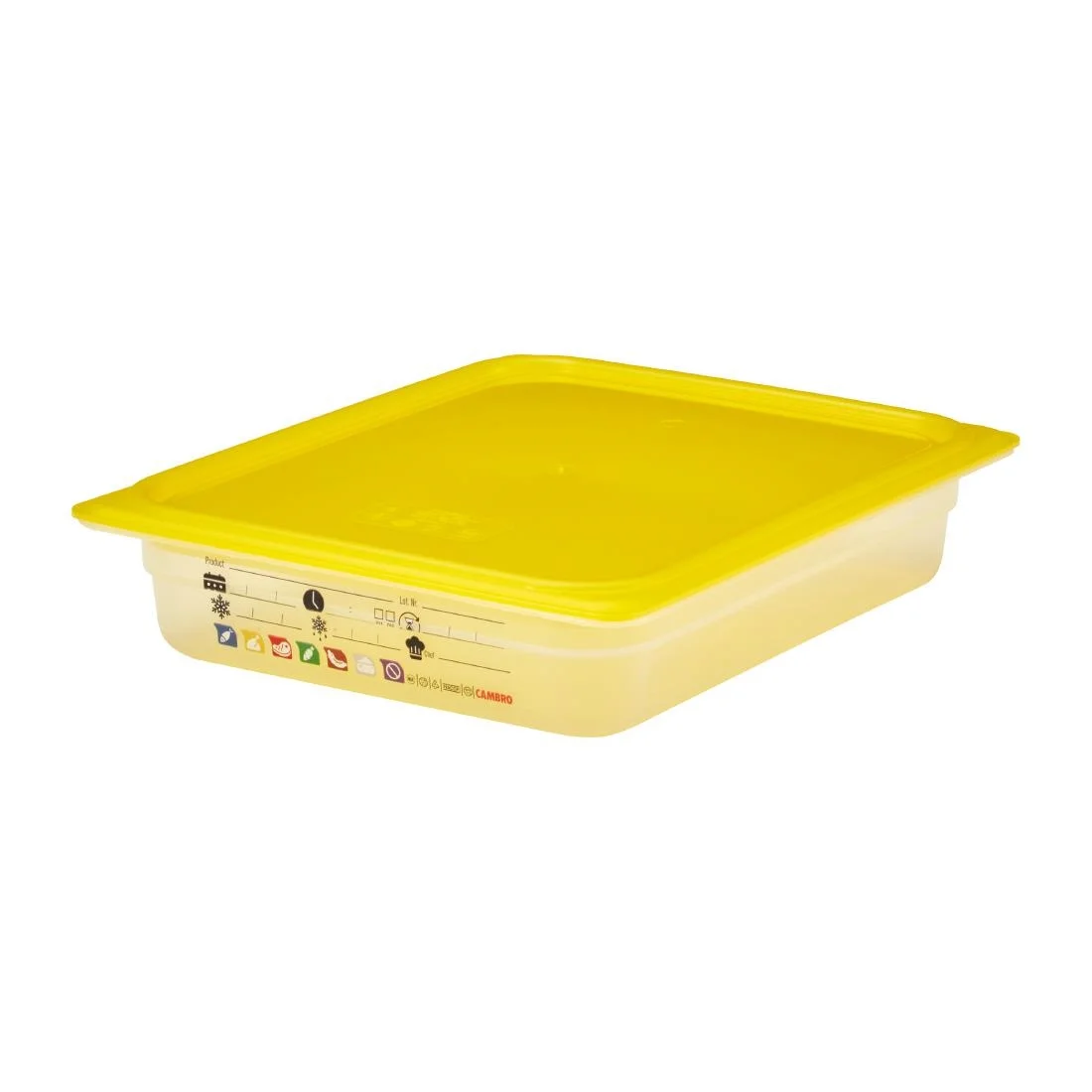 Cambro Safetrak IML Polypropylene Food Storage Container 1/2 GN - Image 6