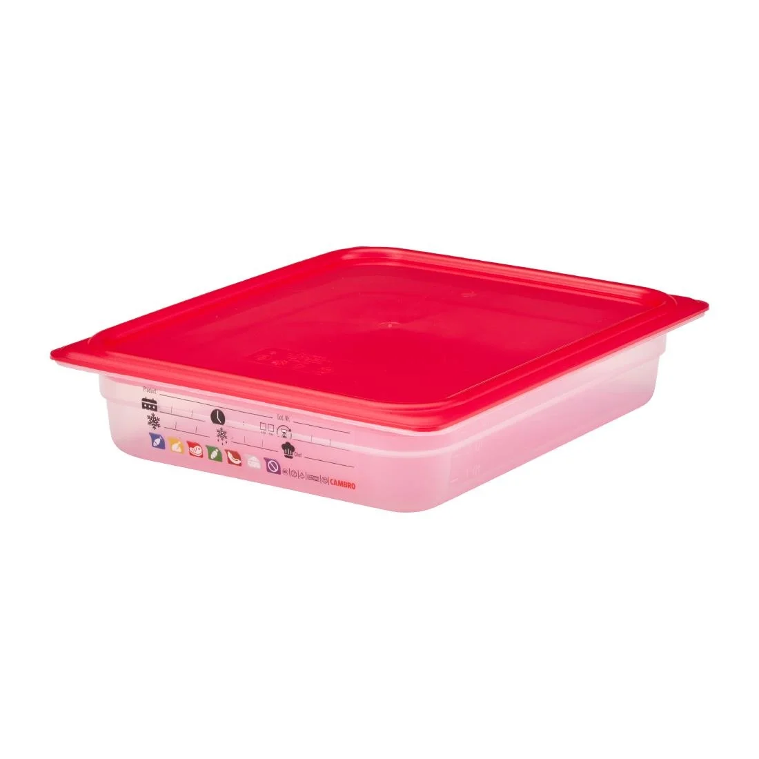 Cambro Safetrak IML Polypropylene Food Storage Container 1/2 GN - Image 7