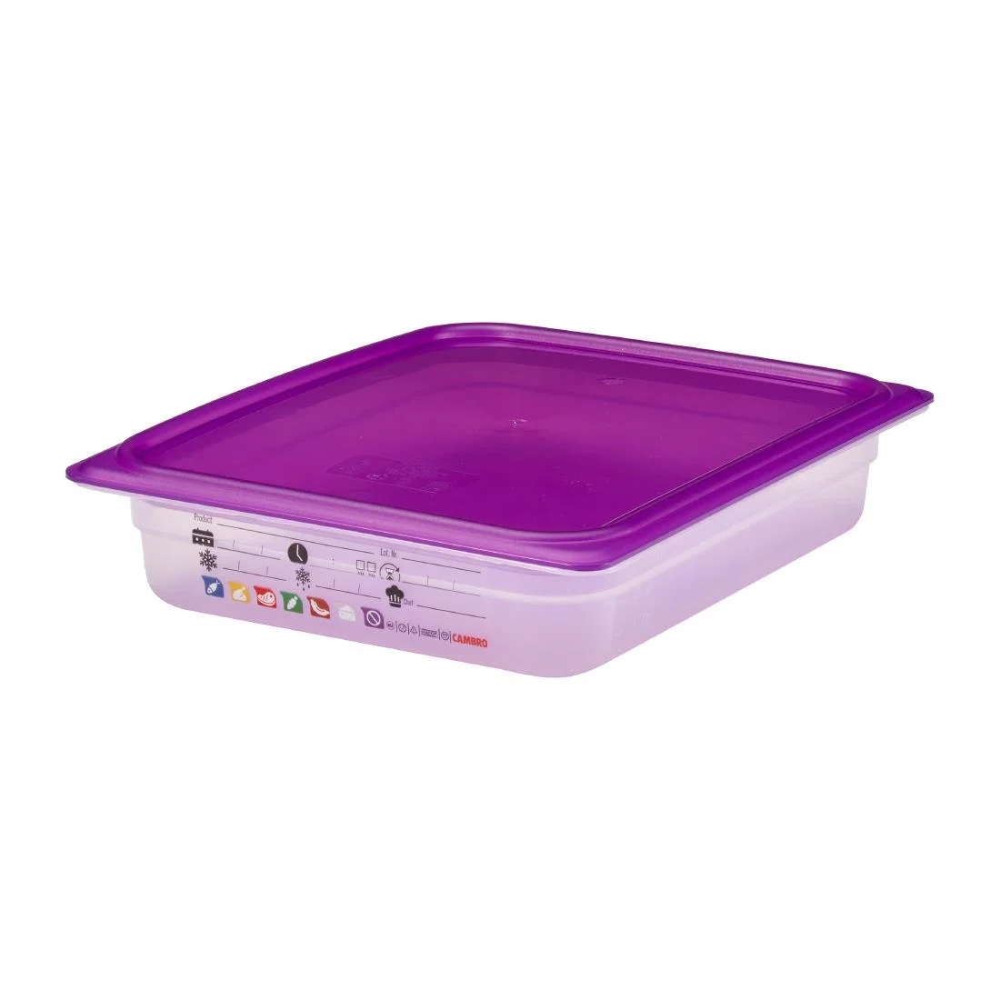 Cambro Safetrak IML Polypropylene Food Storage Container 1/2 GN - Image 8