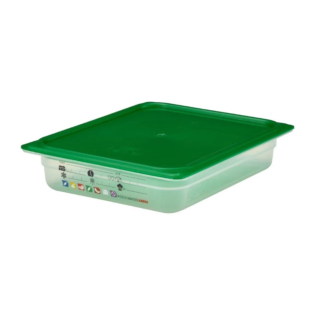 Cambro Safetrak IML Polypropylene Food Storage Container 1/2 GN - Image 9