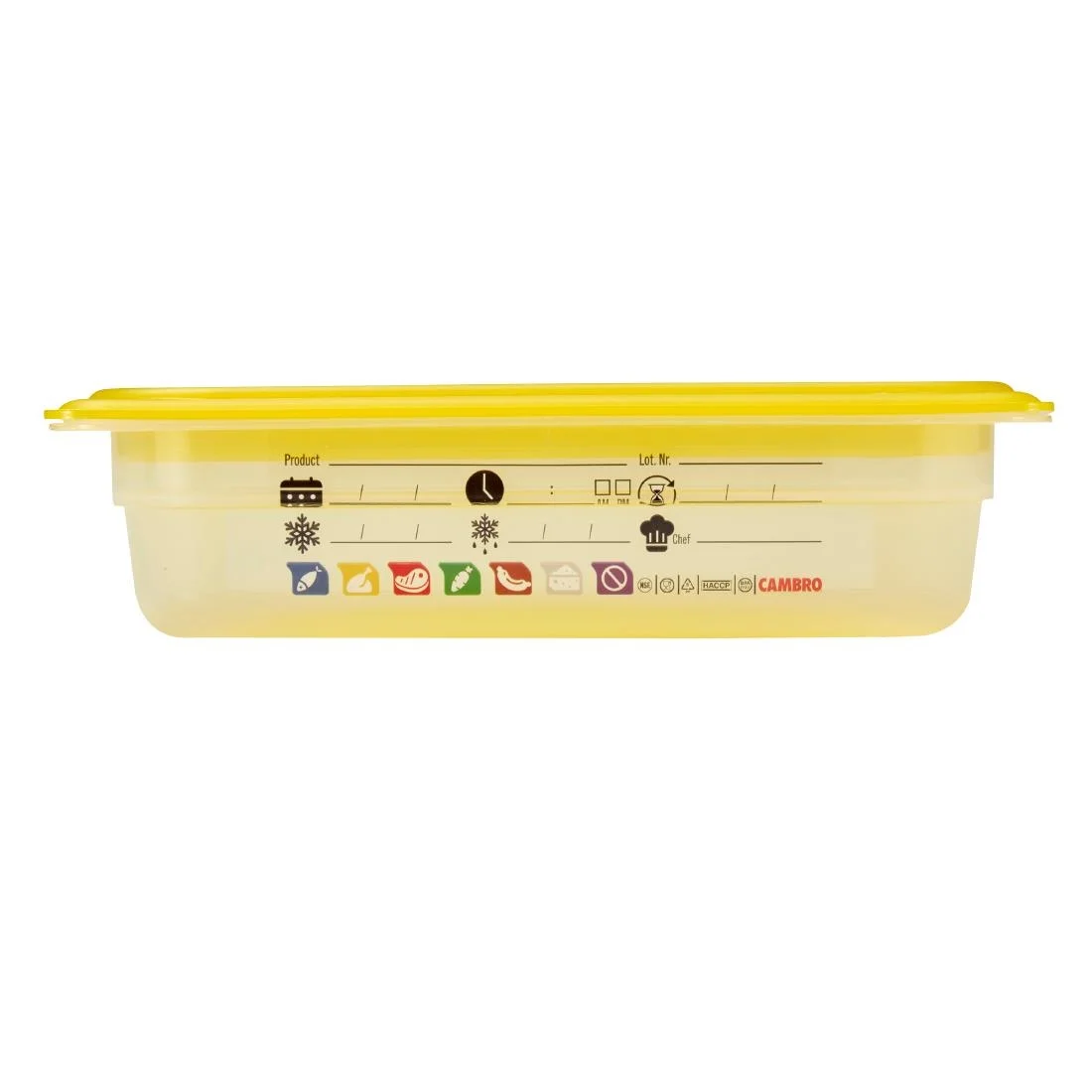 Cambro Safetrak IML Polypropylene Food Storage Container 1/2 GN - Image 12