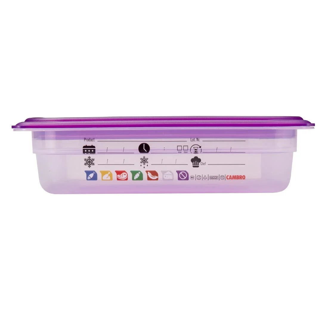 Cambro Safetrak IML Polypropylene Food Storage Container 1/2 GN - Image 13