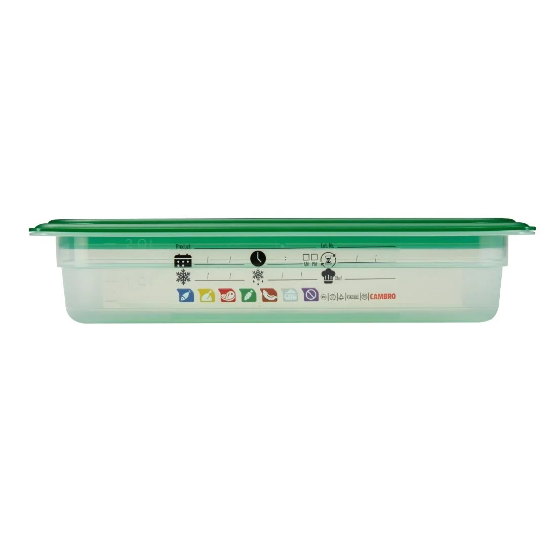 Cambro Safetrak IML Polypropylene Food Storage Container 1/3 GN - Image 2