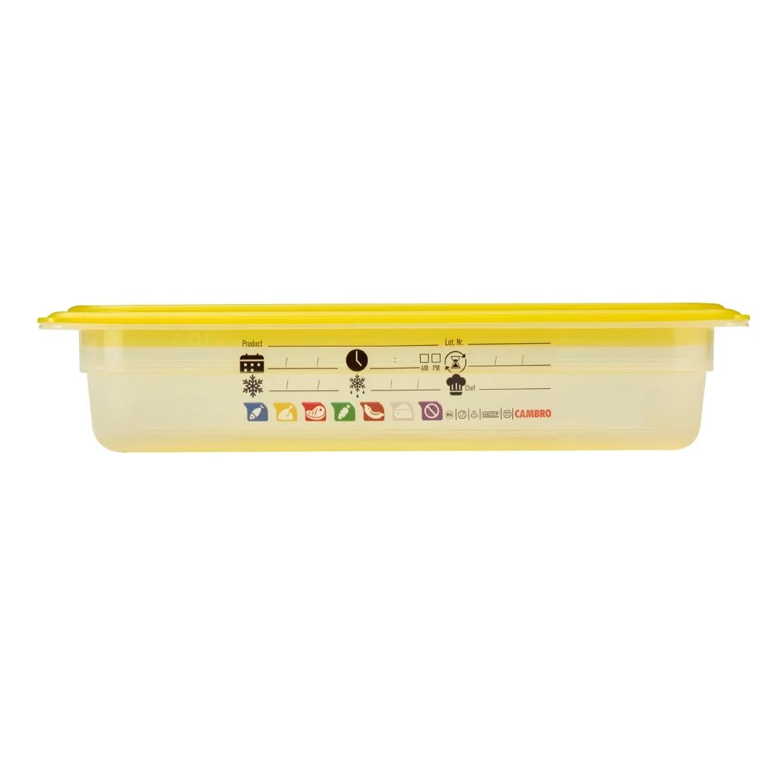 Cambro Safetrak IML Polypropylene Food Storage Container 1/3 GN - Image 10