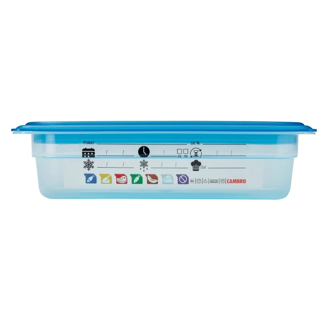 Cambro Safetrak IML Polypropylene Food Storage Container 1/4 GN - Image 4