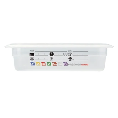 Cambro Safetrak IML Polypropylene Food Storage Container 1/4 GN - Image 5