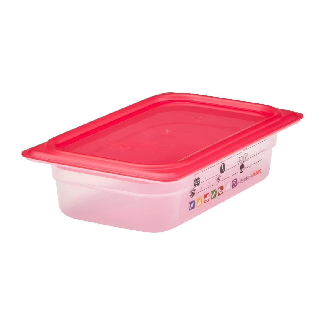 Cambro Safetrak IML Polypropylene Food Storage Container 1/4 GN - Image 7