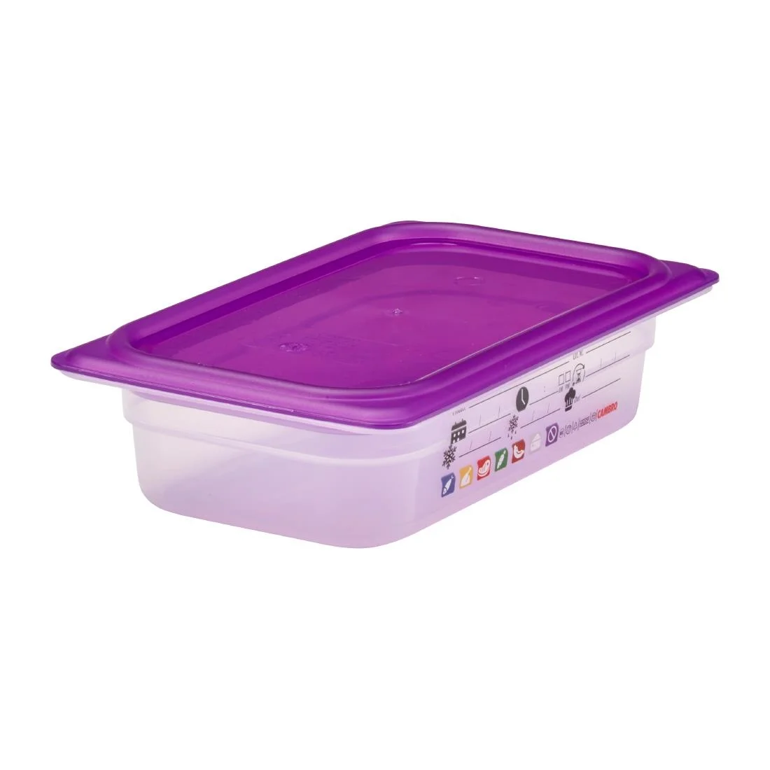 Cambro Safetrak IML Polypropylene Food Storage Container 1/4 GN - Image 8