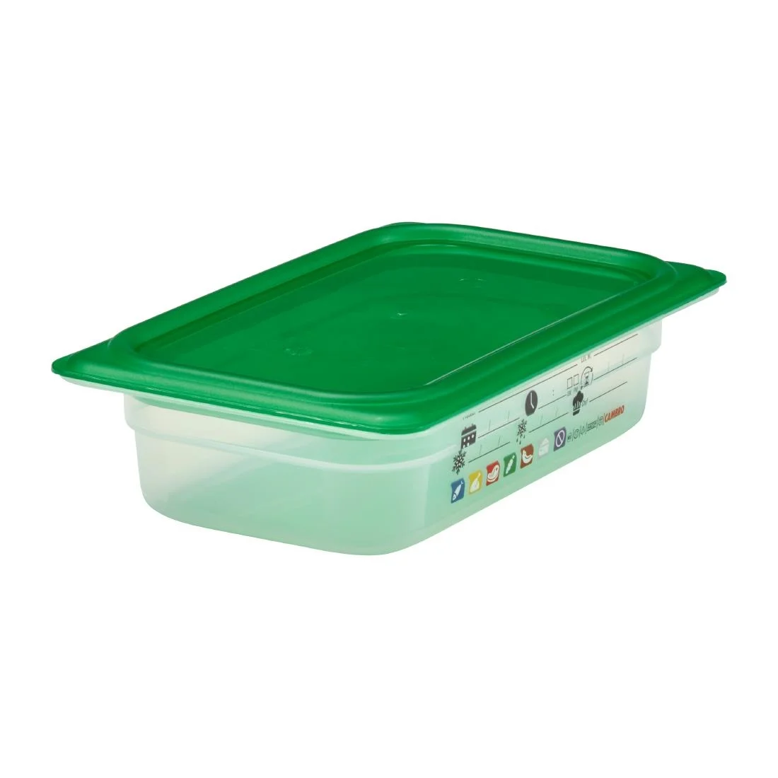 Cambro Safetrak IML Polypropylene Food Storage Container 1/4 GN - Image 9