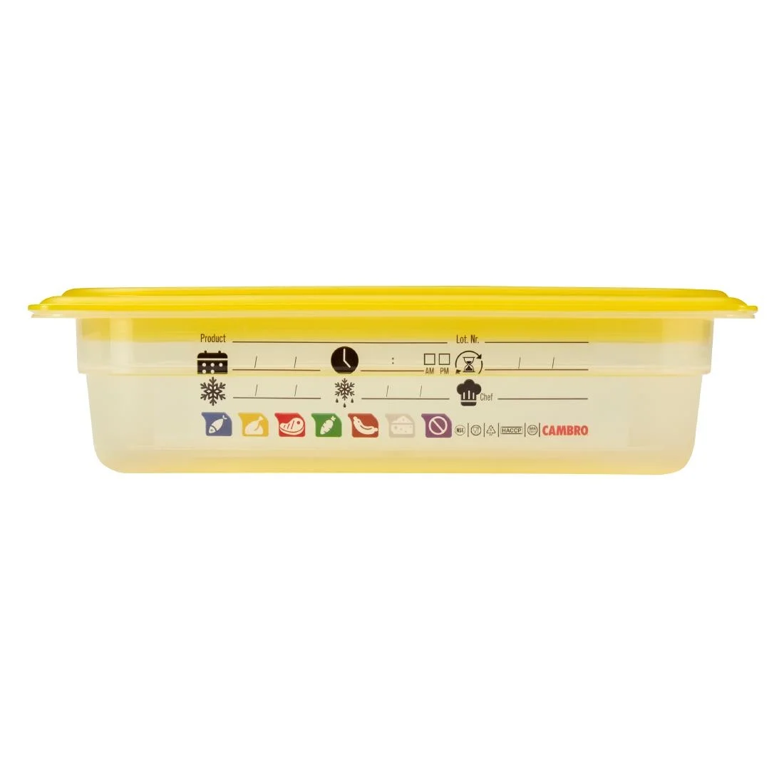 Cambro Safetrak IML Polypropylene Food Storage Container 1/4 GN - Image 12