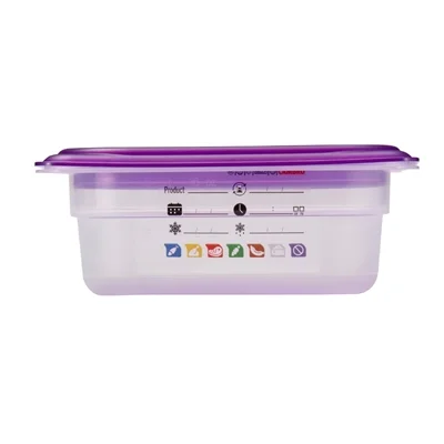 Cambro Safetrak IML Polypropylene Food Storage Container 1/9 GN - Image 2
