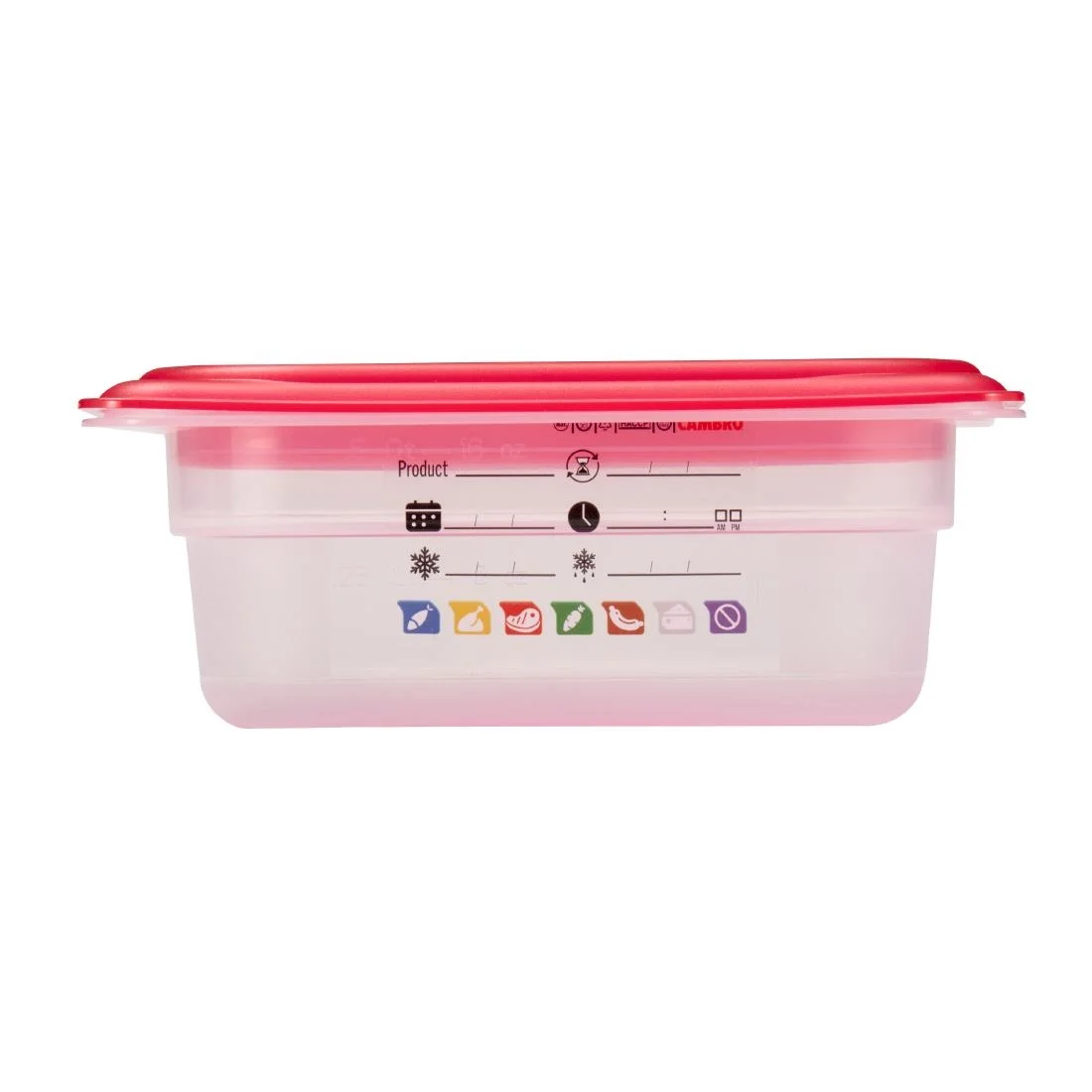 Cambro Safetrak IML Polypropylene Food Storage Container 1/9 GN - Image 3