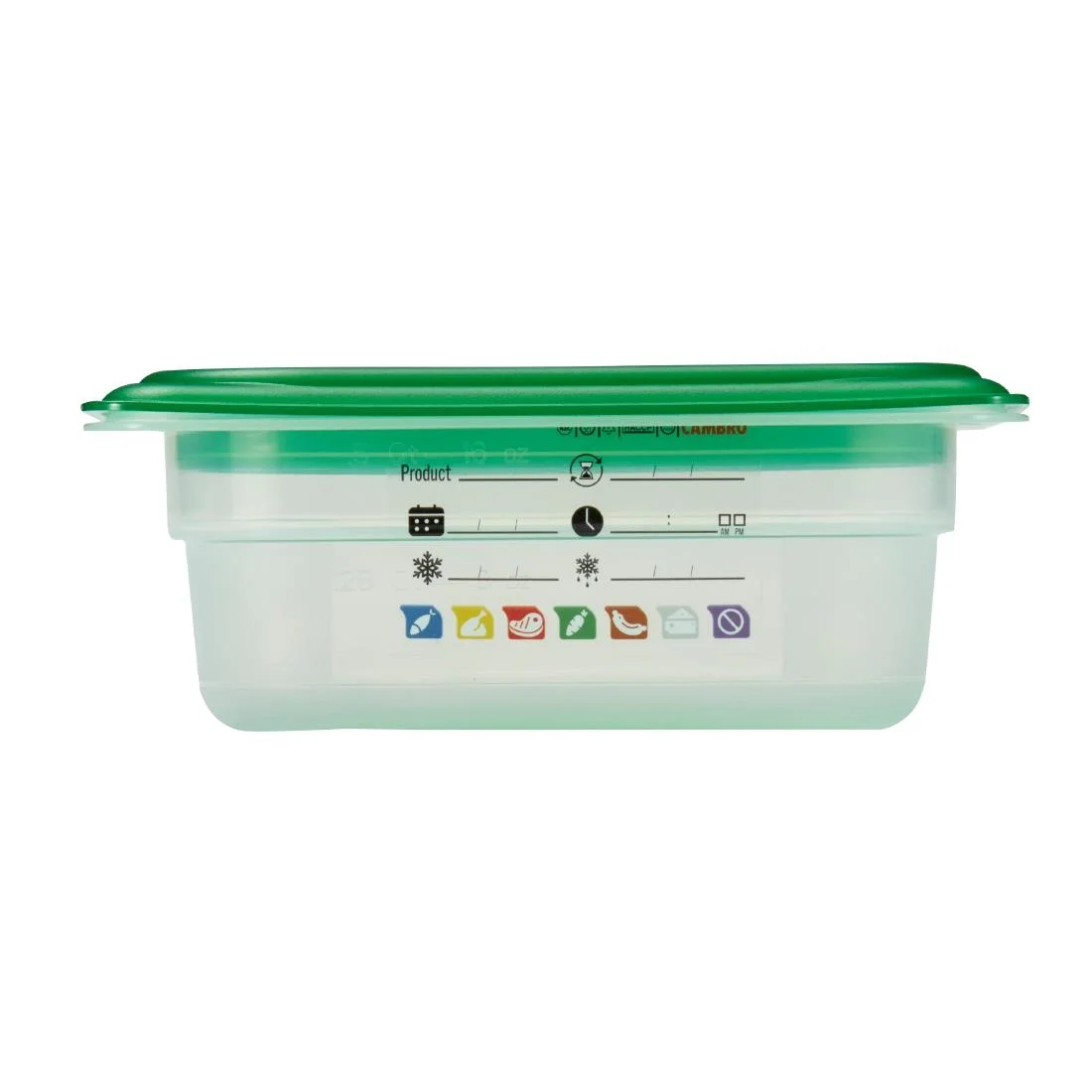 Cambro Safetrak IML Polypropylene Food Storage Container 1/9 GN - Image 4