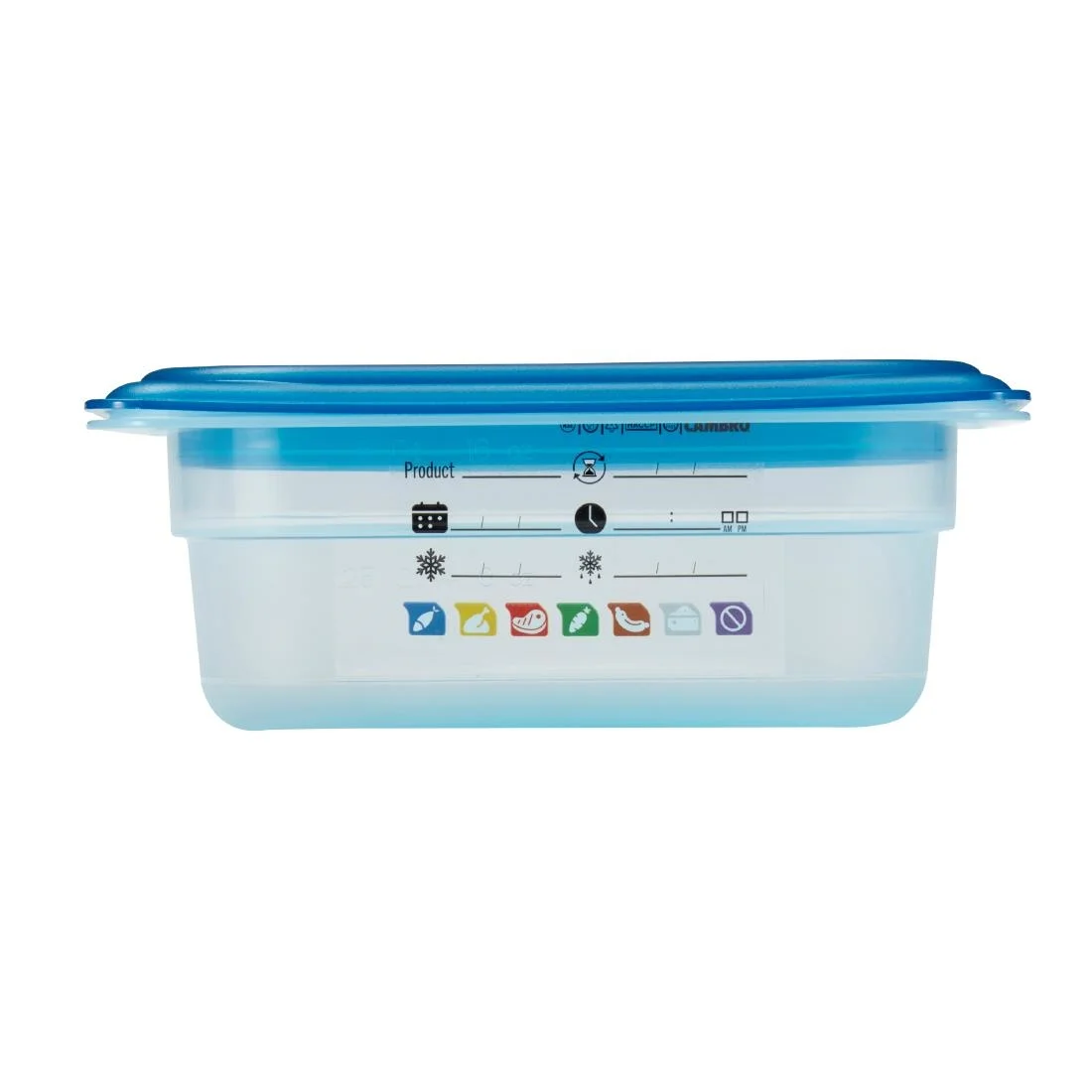 Cambro Safetrak IML Polypropylene Food Storage Container 1/9 GN - Image 5