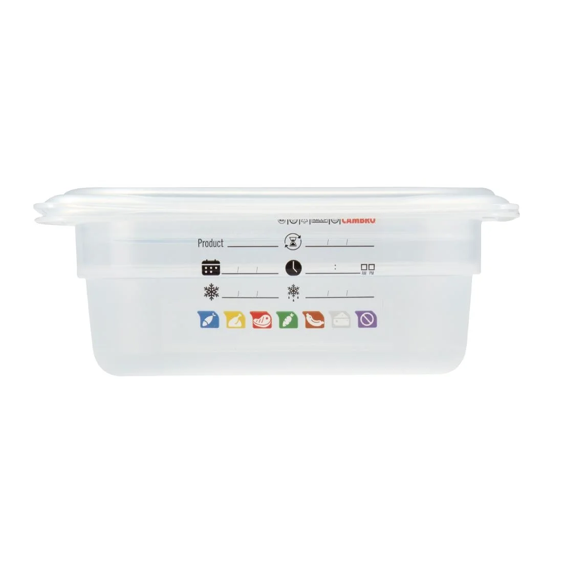 Cambro Safetrak IML Polypropylene Food Storage Container 1/9 GN - Image 6