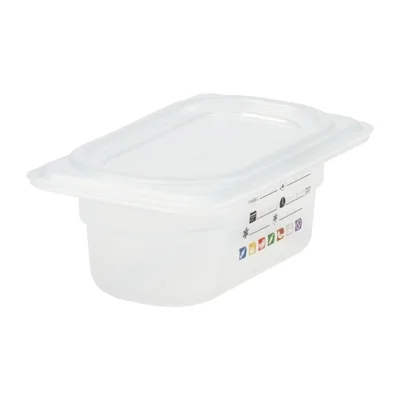 Cambro Safetrak IML Polypropylene Food Storage Container 1/9 GN
