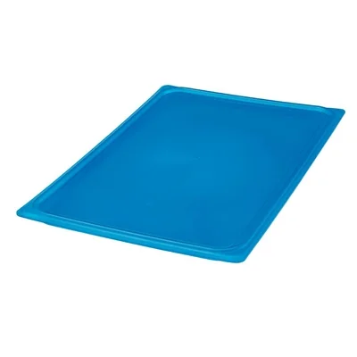 Cambro Safetrak IML Polypropylene Seal Lid Blue - Image 1