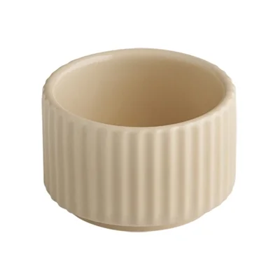 APS THE GRID Porcelain Bowls Sand 60mm (12 Pack) - Image 3