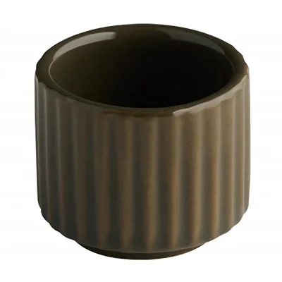 APS THE GRID Porcelain Bowls Brown 45mm (12 Pack) - Image 4