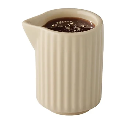 APS THE GRID Porcelain Pourer Sand 40ml (6 Pack) - Image 2