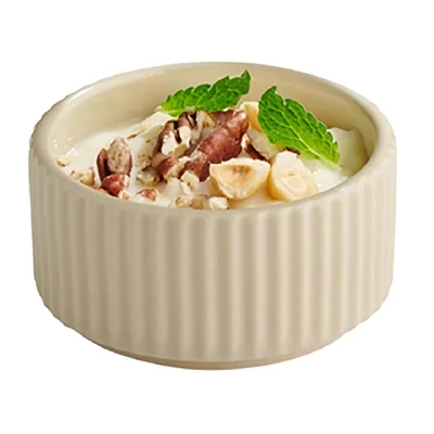 APS THE GRID Porcelain Bowls Sand 70ml (6 Pack) - Image 2