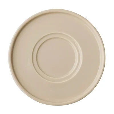 APS THE GRID Porcelain Saucers Sand 160mm (6 Pack) - Image 5