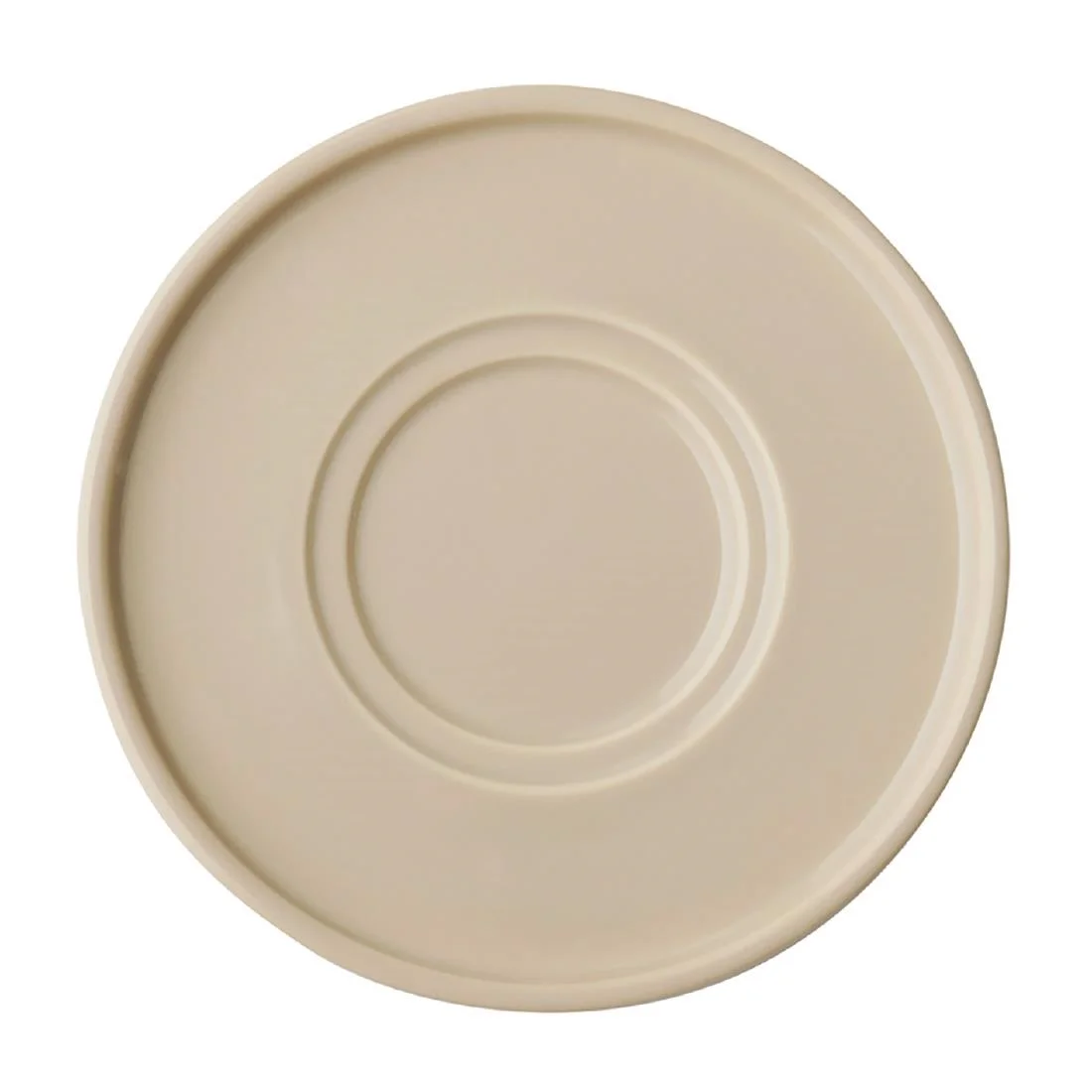 APS THE GRID Porcelain Saucers Sand 160mm (6 Pack) - Image 6