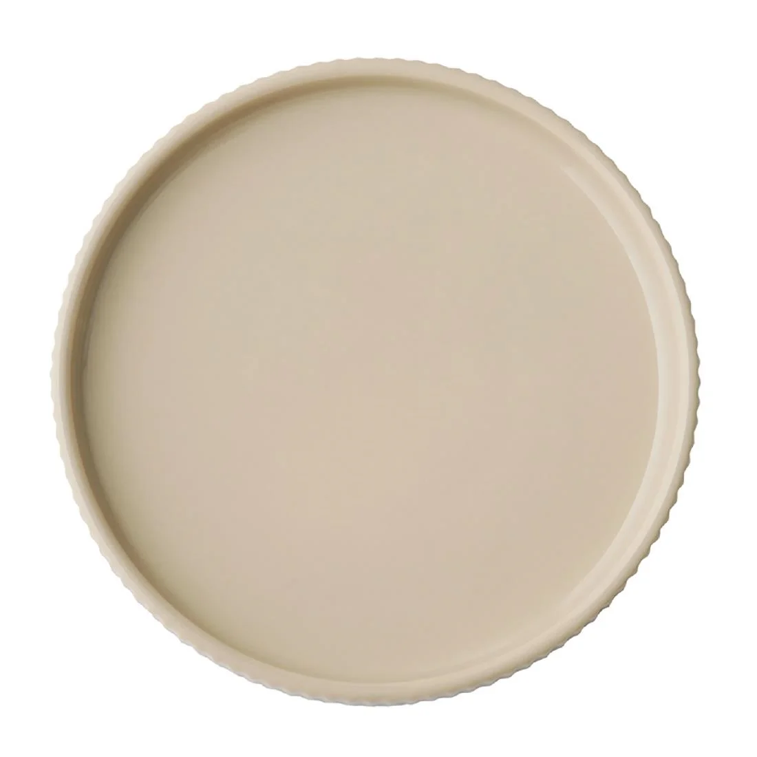 APS THE GRID Porcelain Plates Sand 160mm (6 Pack)