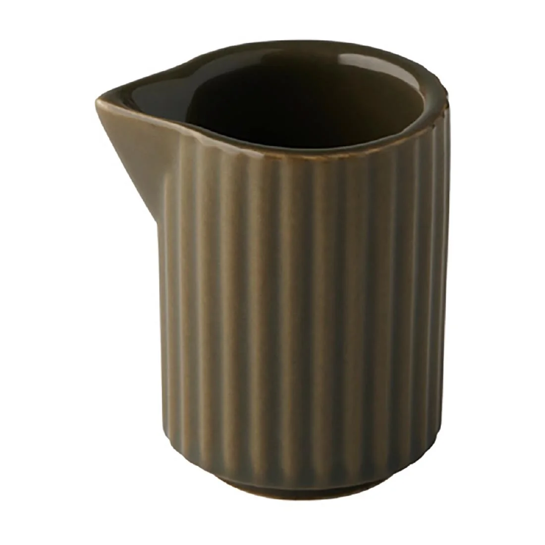 APS THE GRID Porcelain Pourer Brown 40ml (6 Pack)