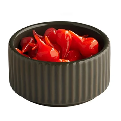 APS THE GRID Porcelain Bowls Brown 70ml (6 Pack) - Image 2