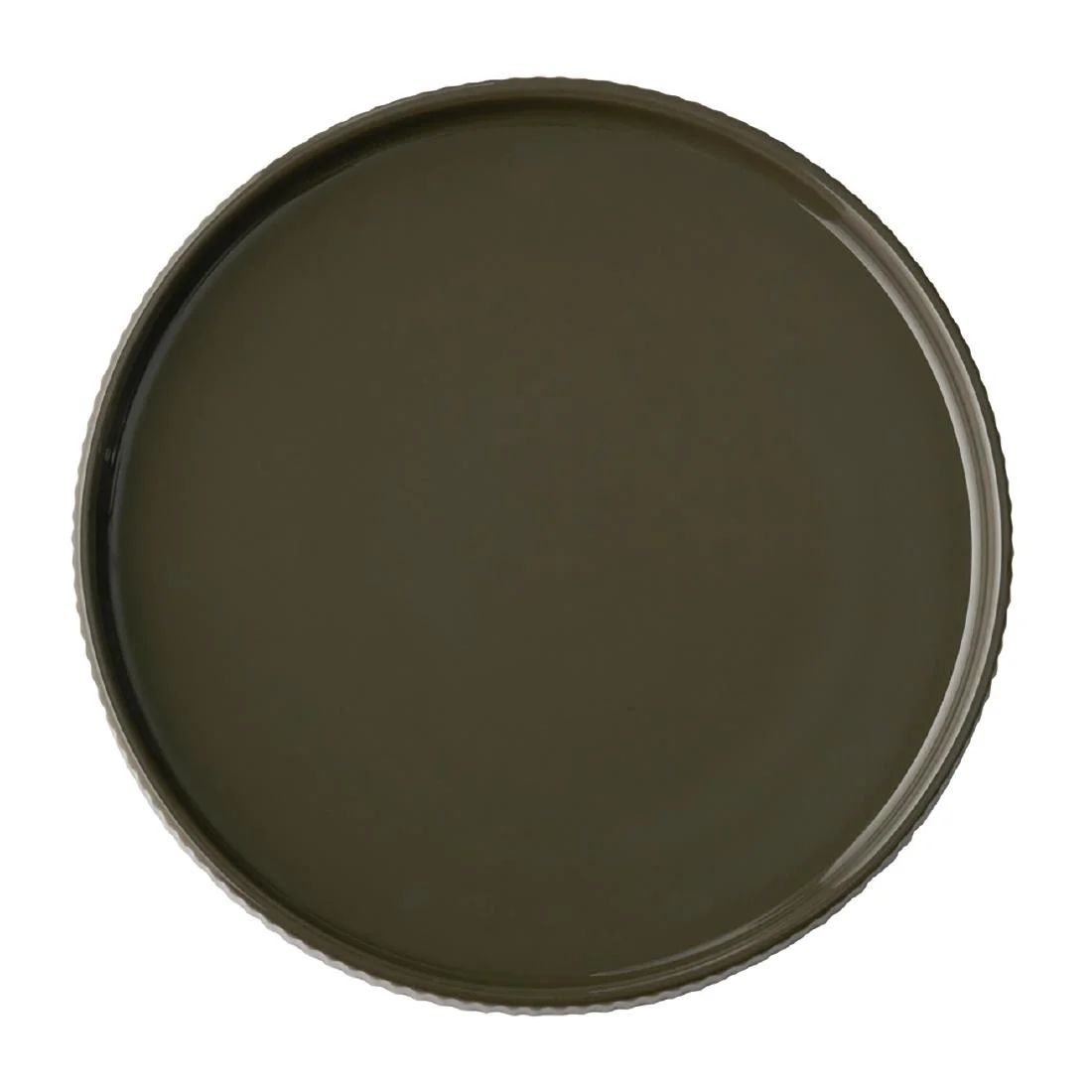 APS THE GRID Porcelain Plates Brown 200mm (6 Pack)
