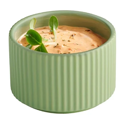 APS THE GRID Porcelain Bowls Sage 90mm (6 Pack) - Image 2