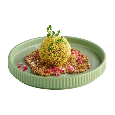 APS THE GRID Sage Porcelain Plates 160mm (6 Pack) - Image 2