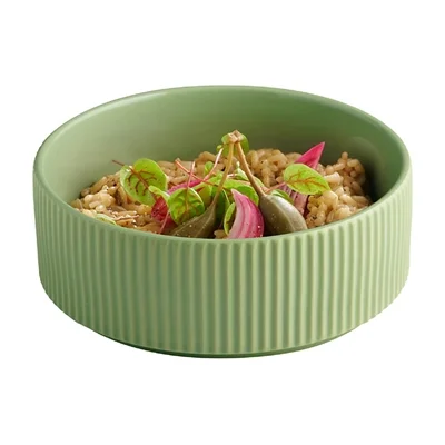 APS THE GRID Porcelain Bowls Sage 160mm (6 Pack) - Image 2