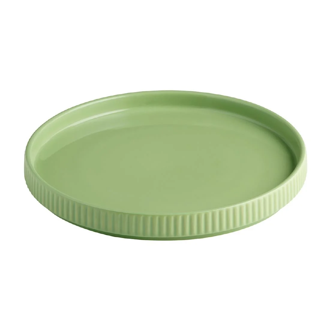 APS THE GRID Sage Porcelain Plates 200mm (6 Pack) - Image 2